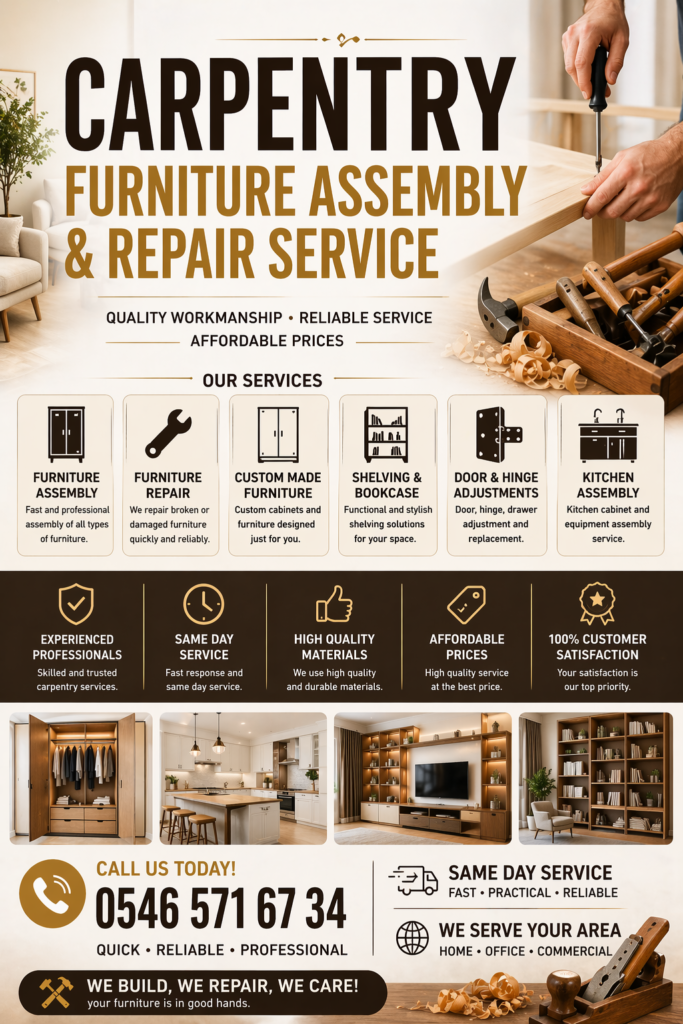 Carpenter Repair İstanbul